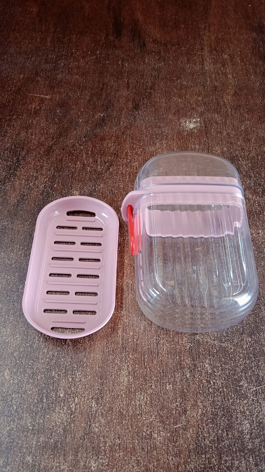 Multipurpose Plastic Soap Dish with Transparent Dust-Proof Lid, Sabudani (1 Pc) Multipurpose Plastic Soap Dish with Transparent Dust-Proof Lid, Sabudani (1 Pc)